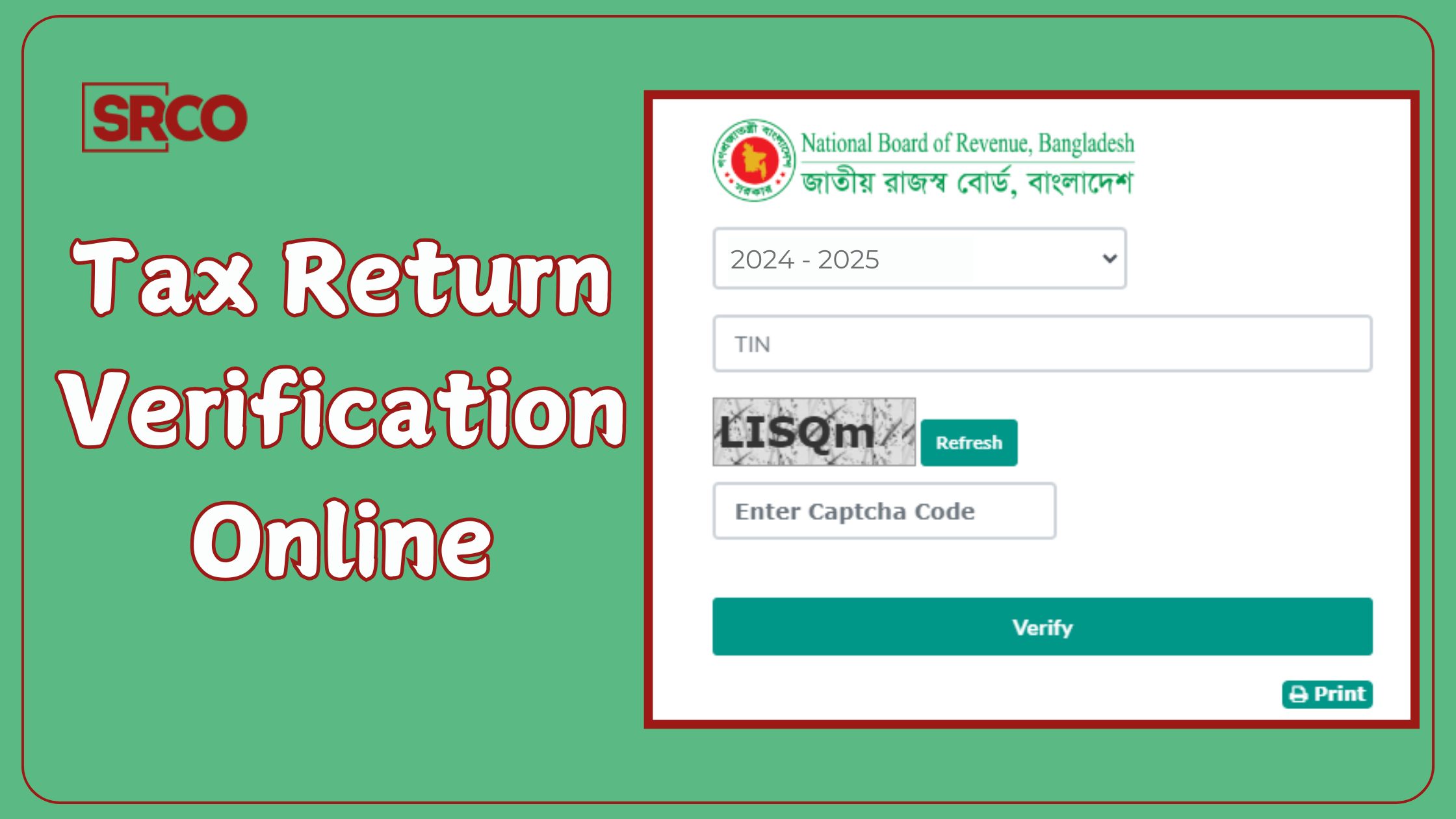 Tax Return Verification Online